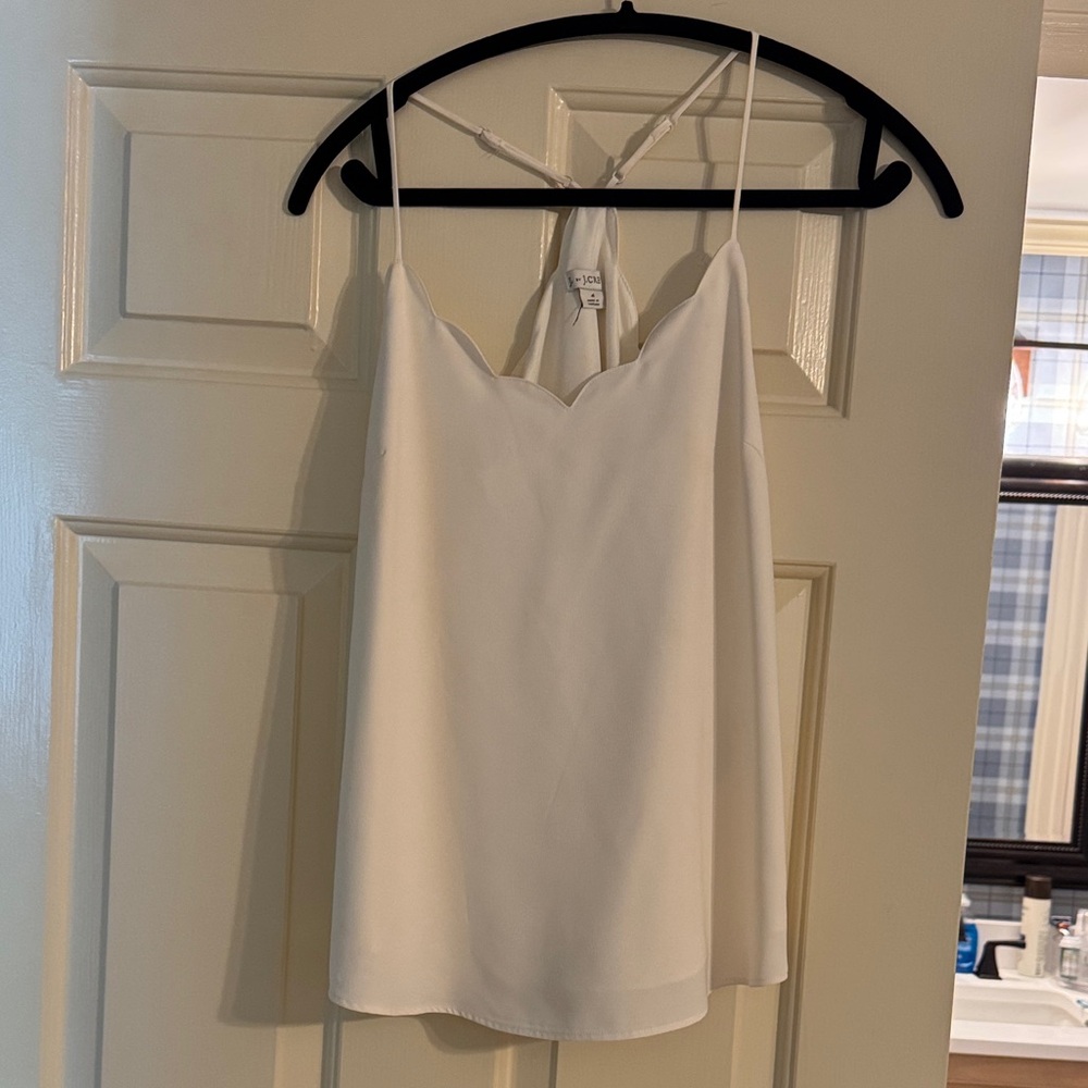 J. Crew Elegant White Camisole